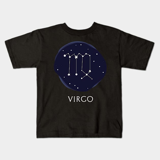 Virgo Constellation - Gift Virgo Virgo Constellation Kids T-Shirt by giftideas